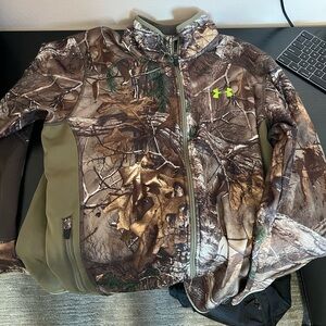 Under Armour Camo Jacket with Green Accents